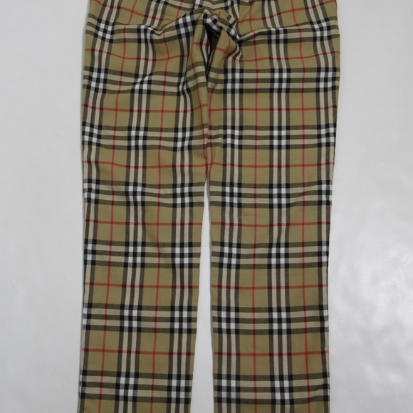 Burberry Women's Check Fleur Tailored Pant Archive Beige Size 4 US 6 UK - Picture 5 of 12